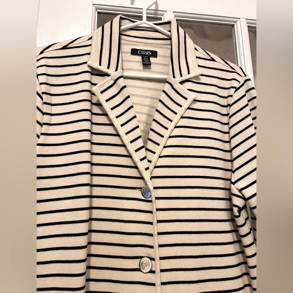 Chaps striped knit blazer - Picture 6 of 6